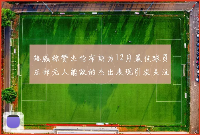路威称赞杰伦布朗为12月最佳球员东部无人能敌的杰出表现引发关注